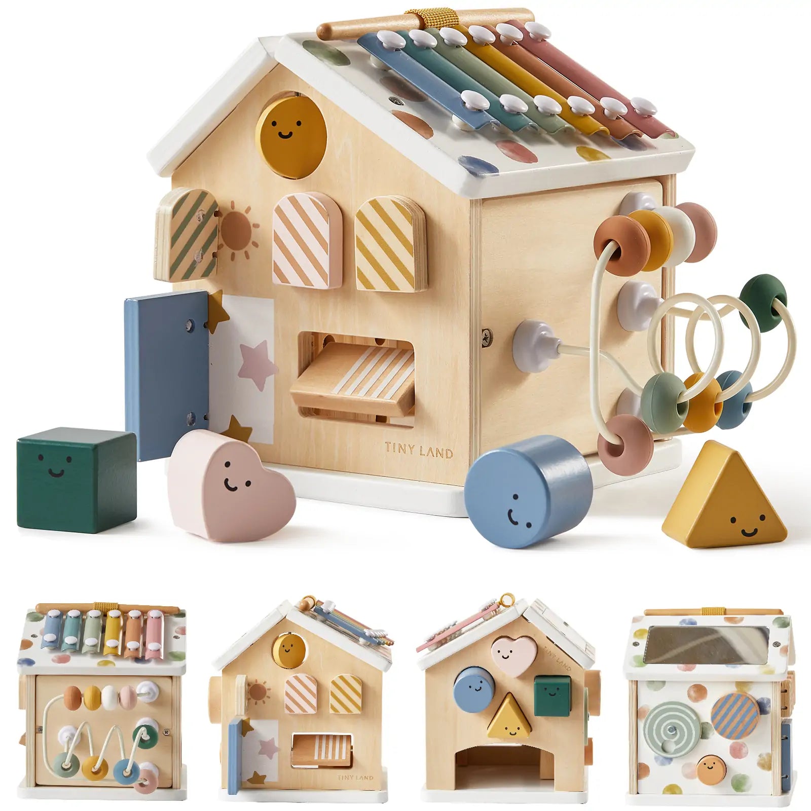 Tiny Land® Cubo de actividades Casa de campo - Morandi