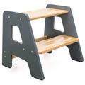 Tabouret en bois à 2 marches pour enfants