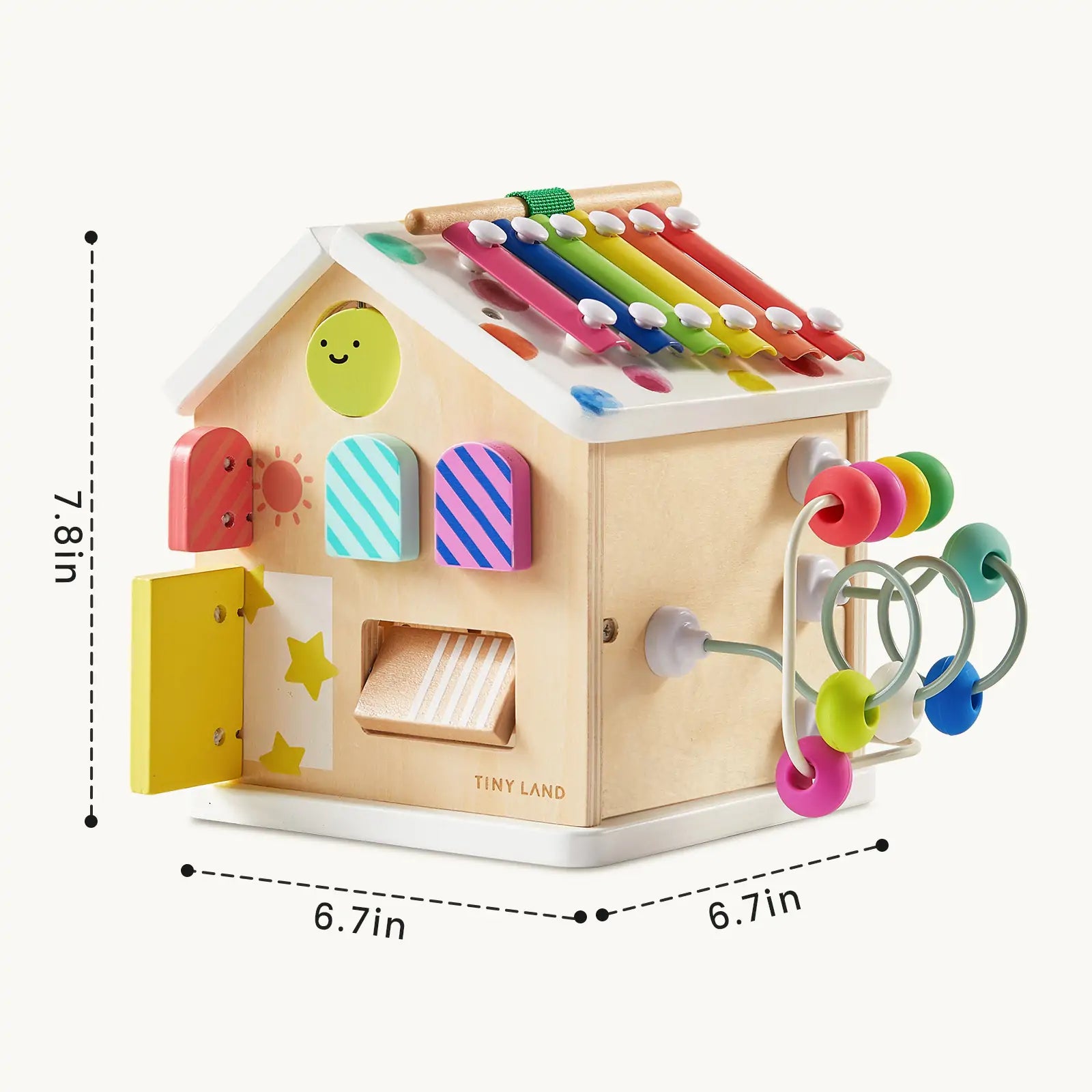Cubo de actividades La Casita de Tiny Land® - Arcoíris