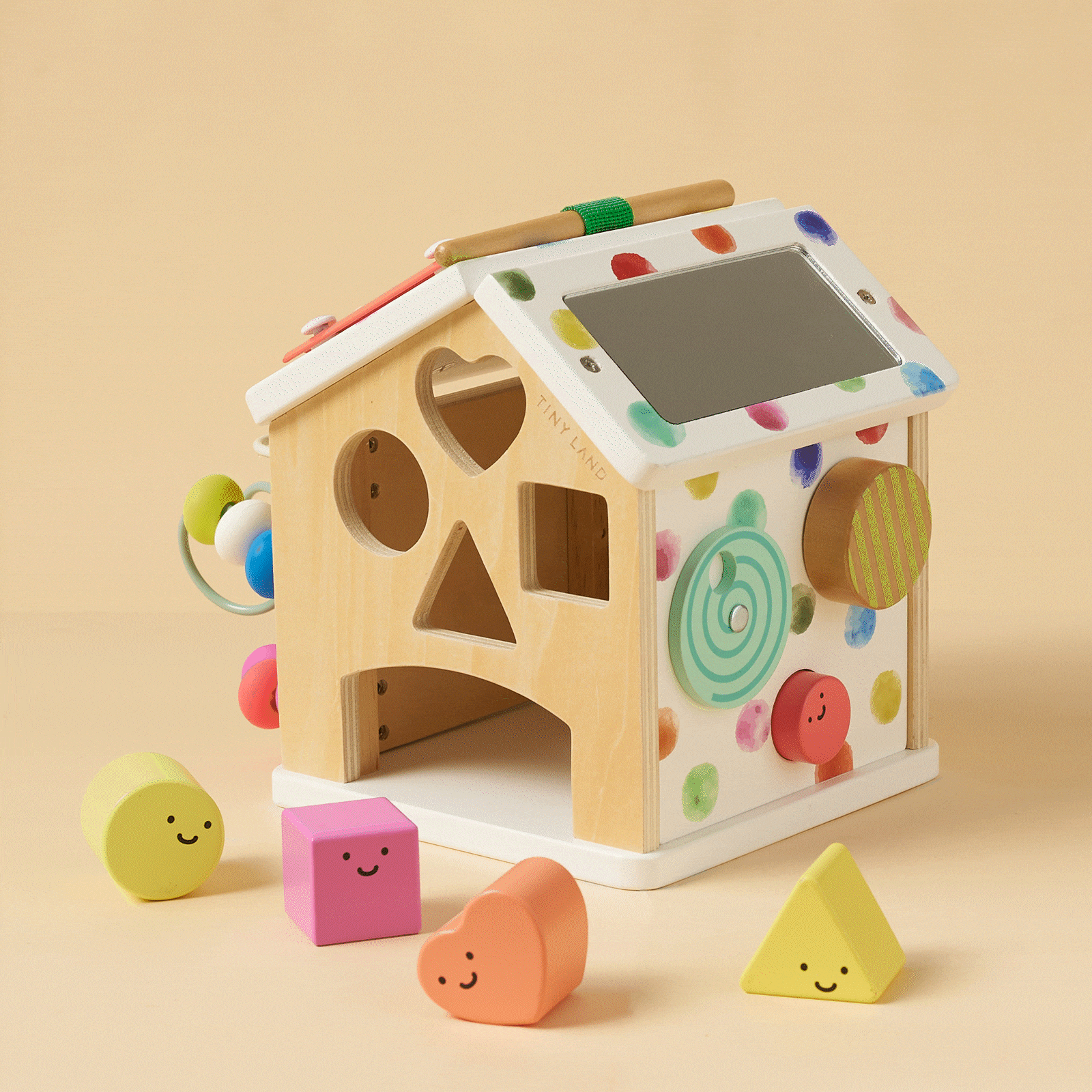 Cubo de actividades La Casita de Tiny Land® - Arcoíris