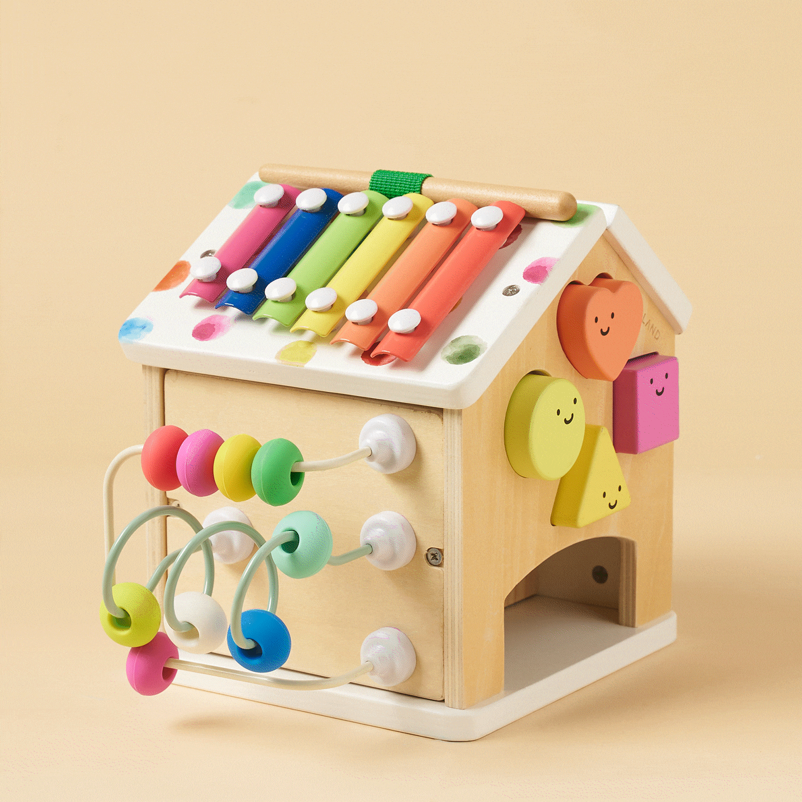 Cubo de actividades La Casita de Tiny Land® - Arcoíris