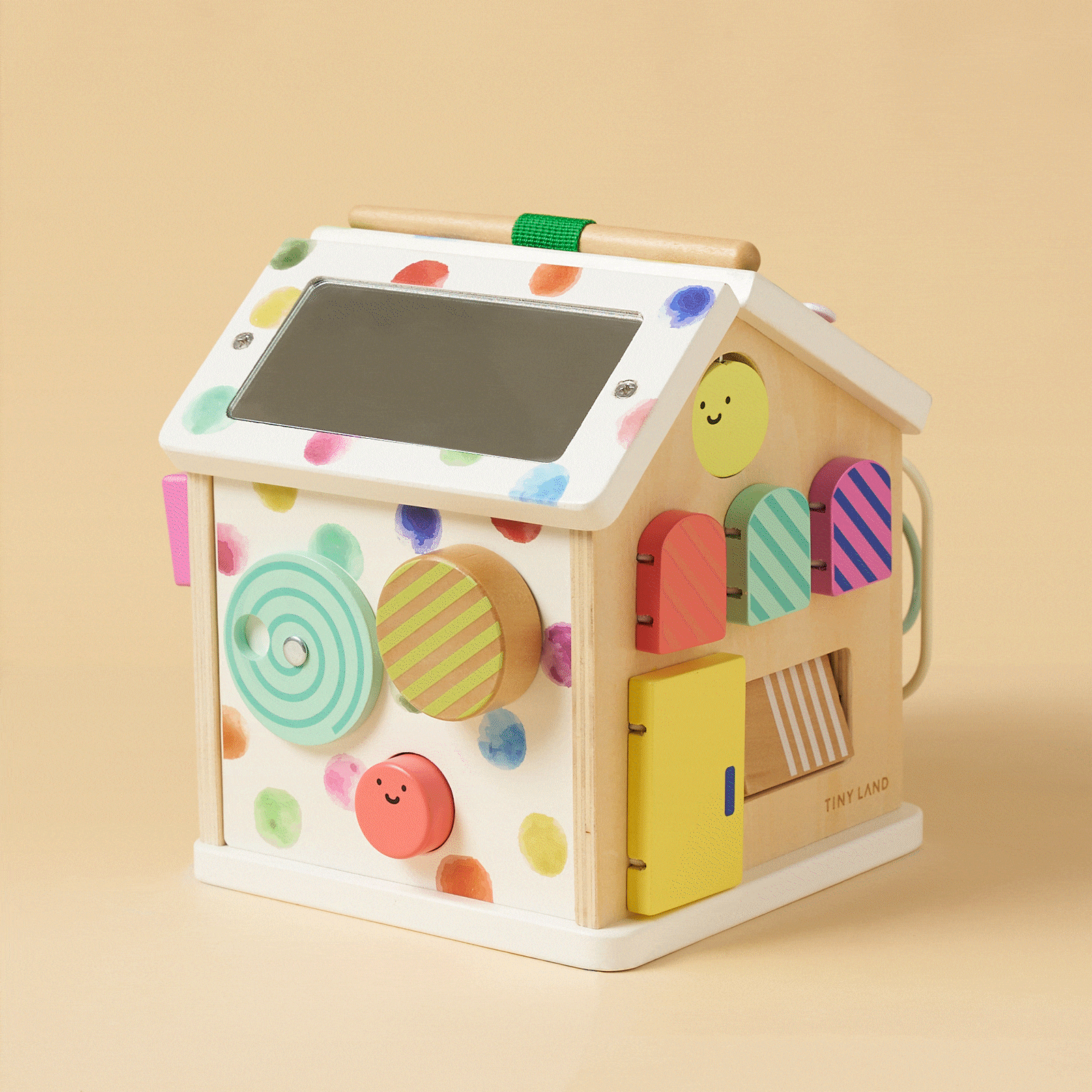 Cubo de actividades La Casita de Tiny Land® - Arcoíris