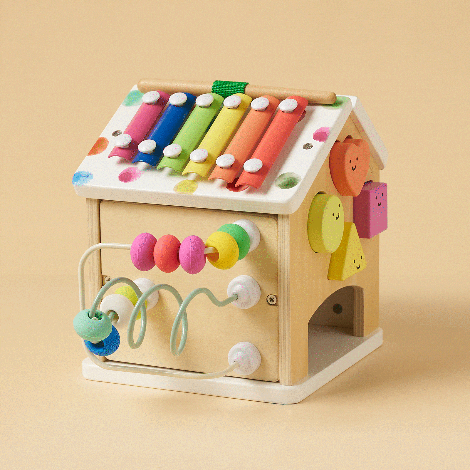 Cubo de actividades La Casita de Tiny Land® - Arcoíris