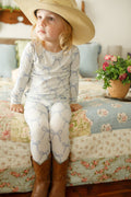 Pyjama côtelé 2 pièces en bambou Blue Belle
