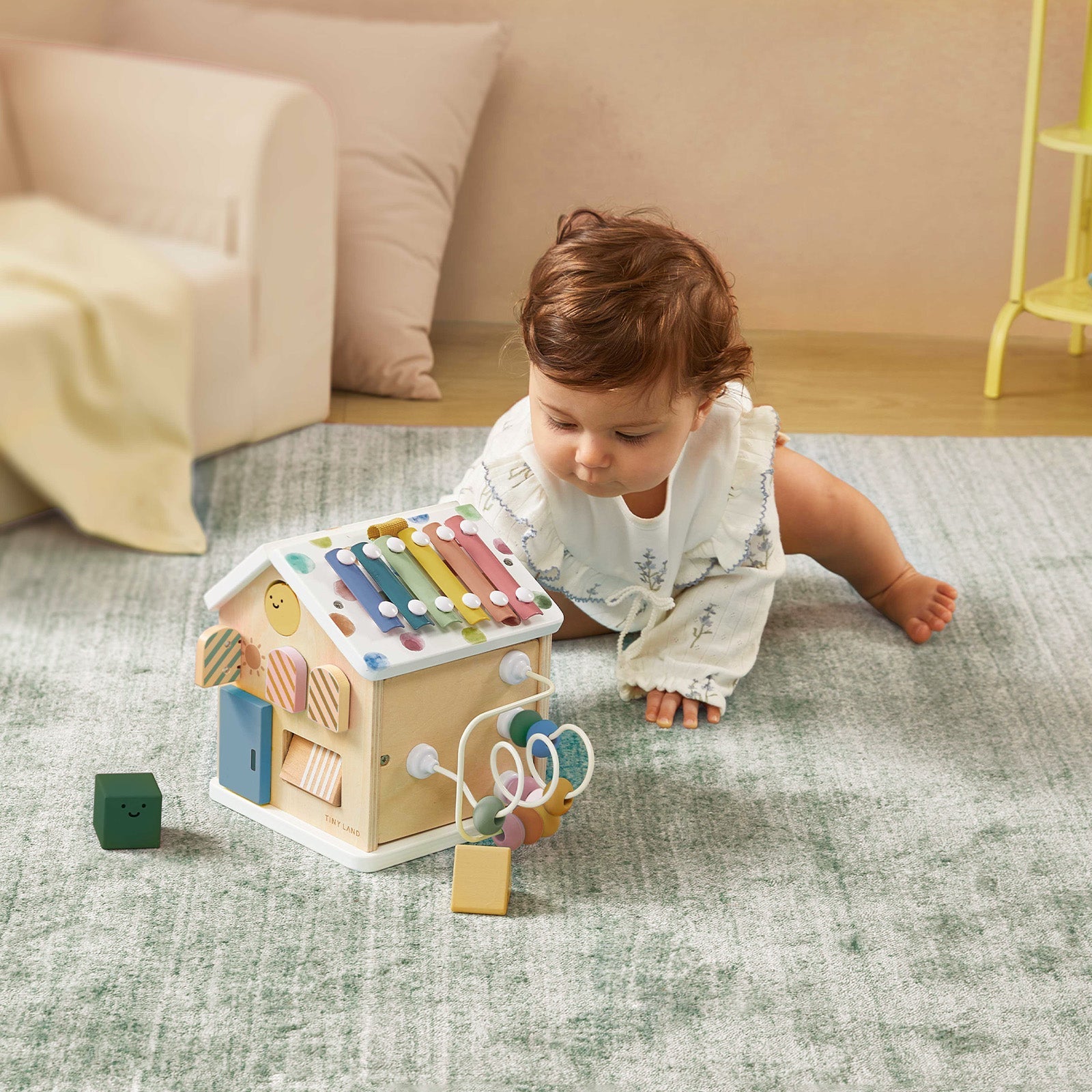 Tiny Land® Cubo de actividades Casa de campo - Morandi
