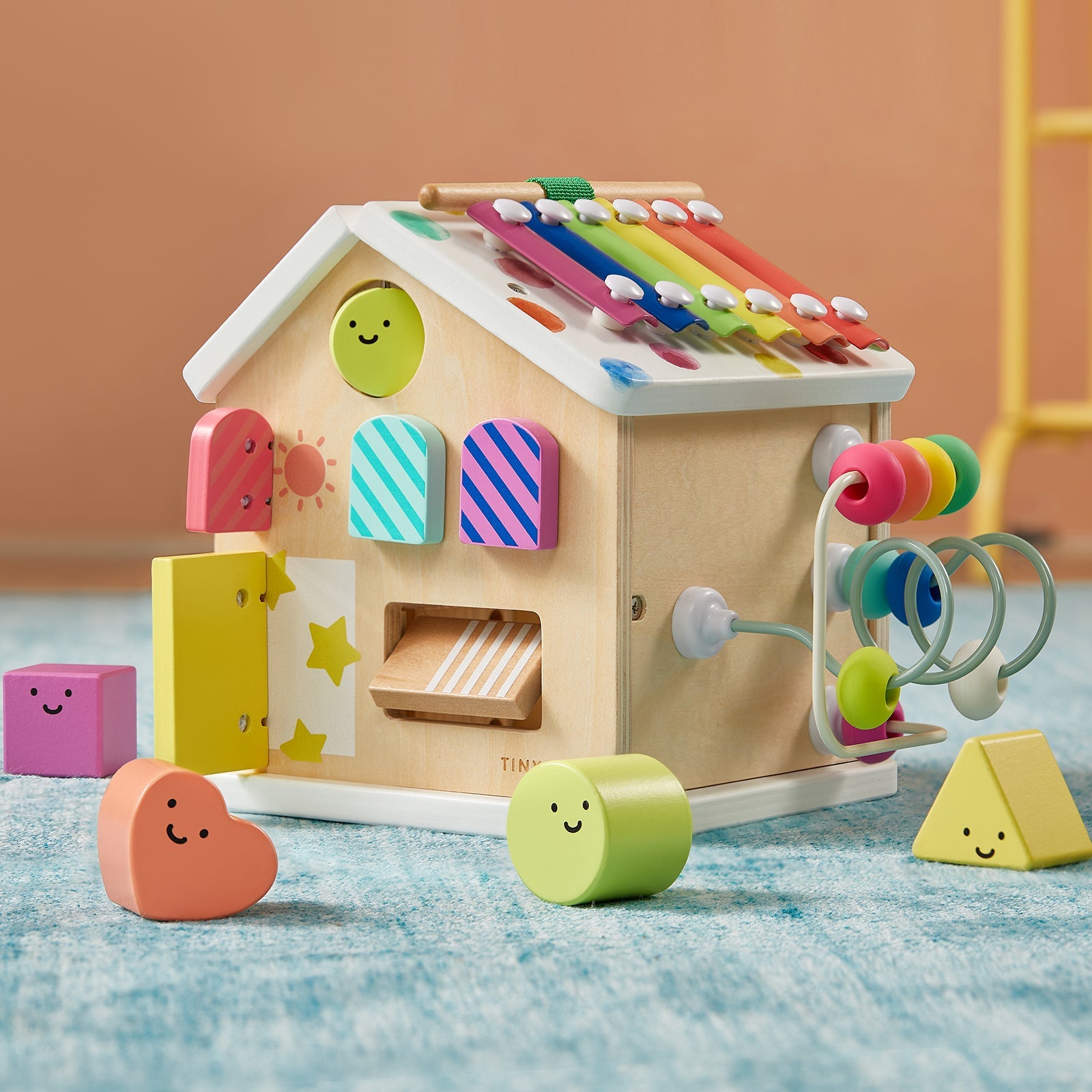 Cubo de actividades La Casita de Tiny Land® - Arcoíris