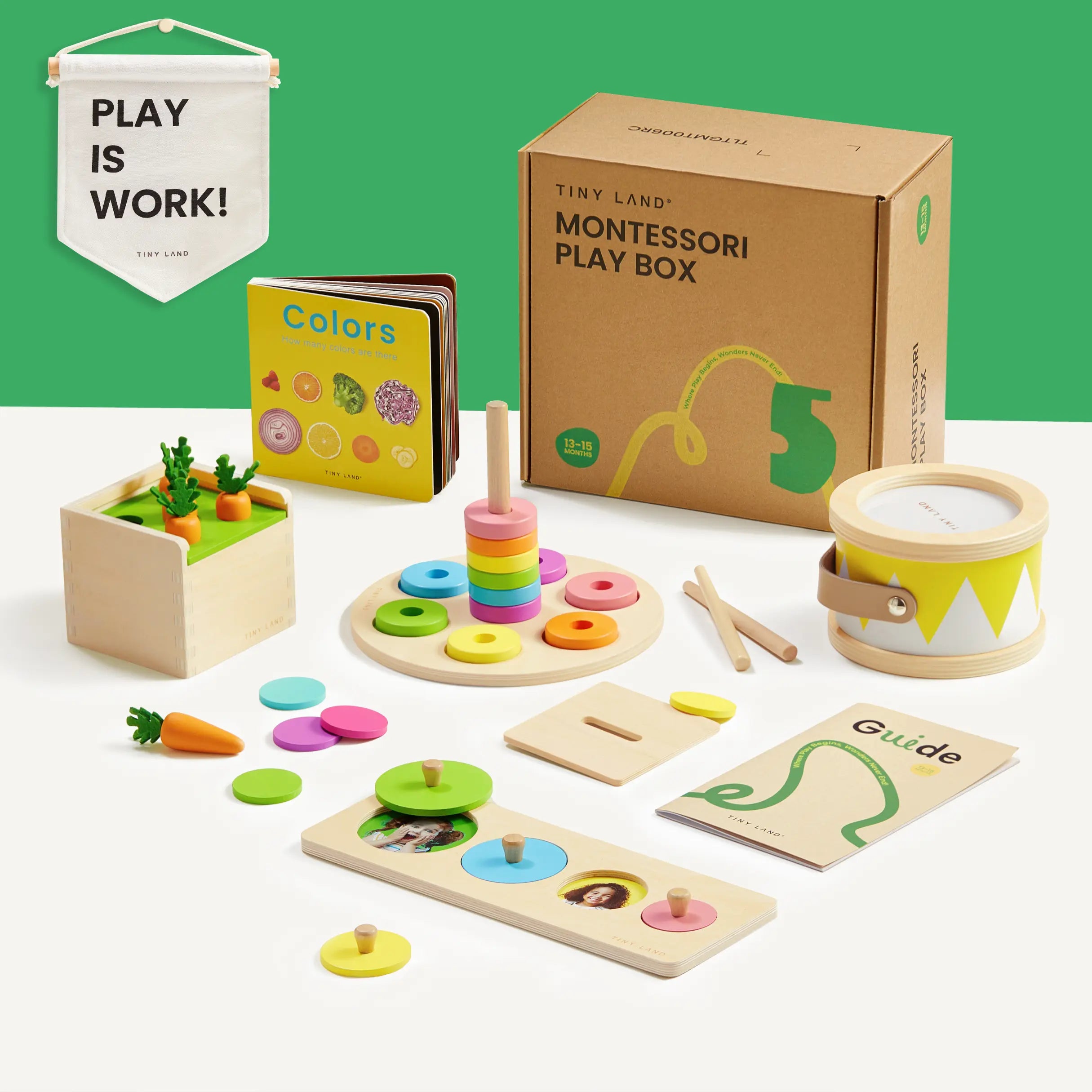 Jouets Montessori Tiny Land® pour les tout-petits (13-15 mois)