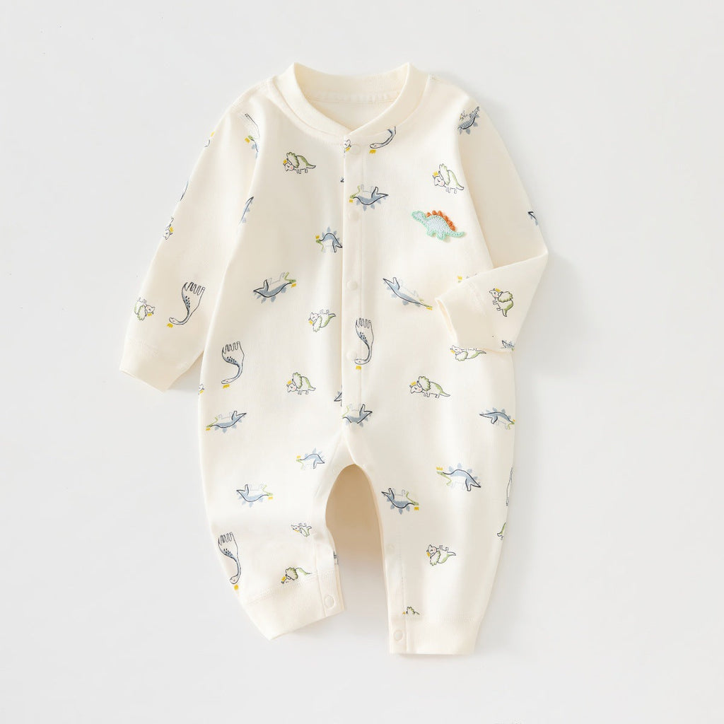 Barboteuse Unisexe Bébé Printemps Automne Nouveau-né