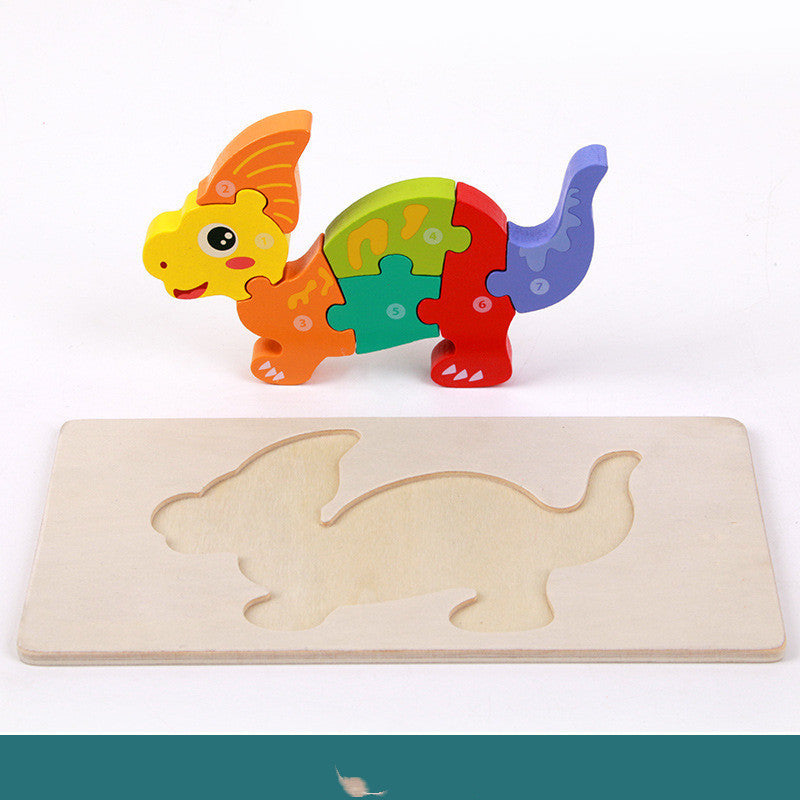Juguetes Educativos Infantiles Montessori Tridimensionales de Madera