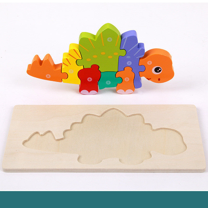 Juguetes Educativos Infantiles Montessori Tridimensionales de Madera