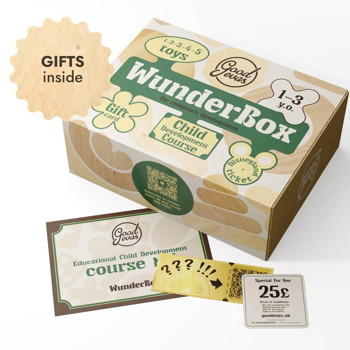 WunderBox de 1 a 3 años - boxeo de desarrollo para niños pequeños