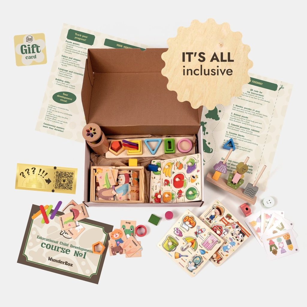 WunderBox 1-3 ans - boxe de développement pour les tout-petits