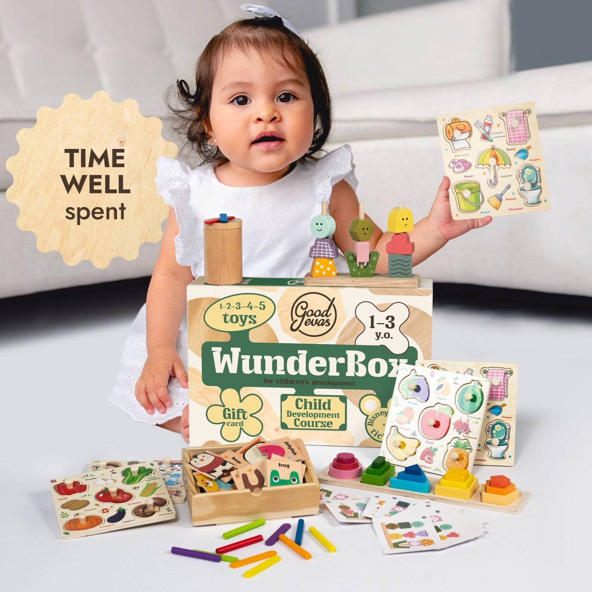 WunderBox 1-3 ans - boxe de développement pour les tout-petits
