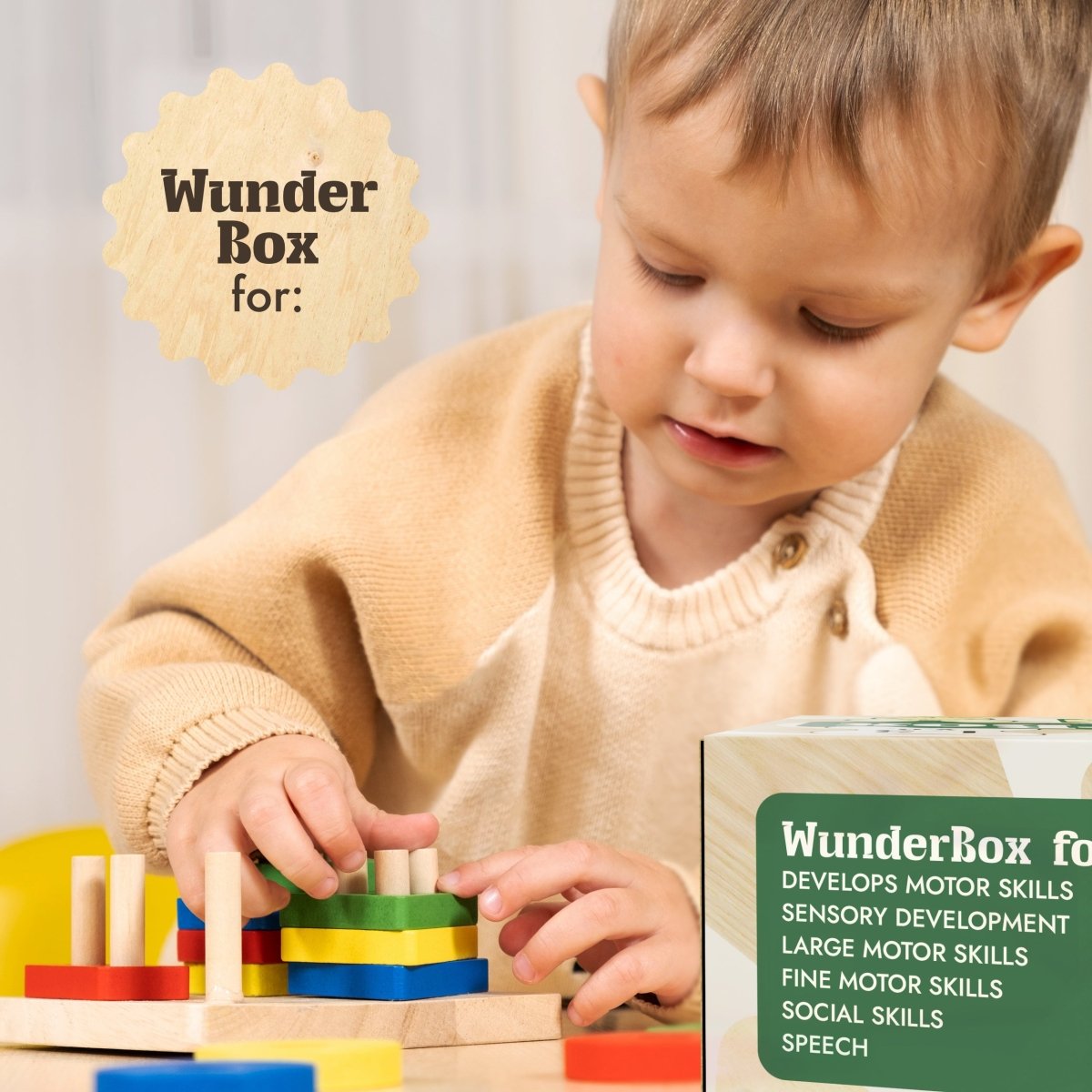 WunderBox 1-3 ans - boxe de développement pour les tout-petits