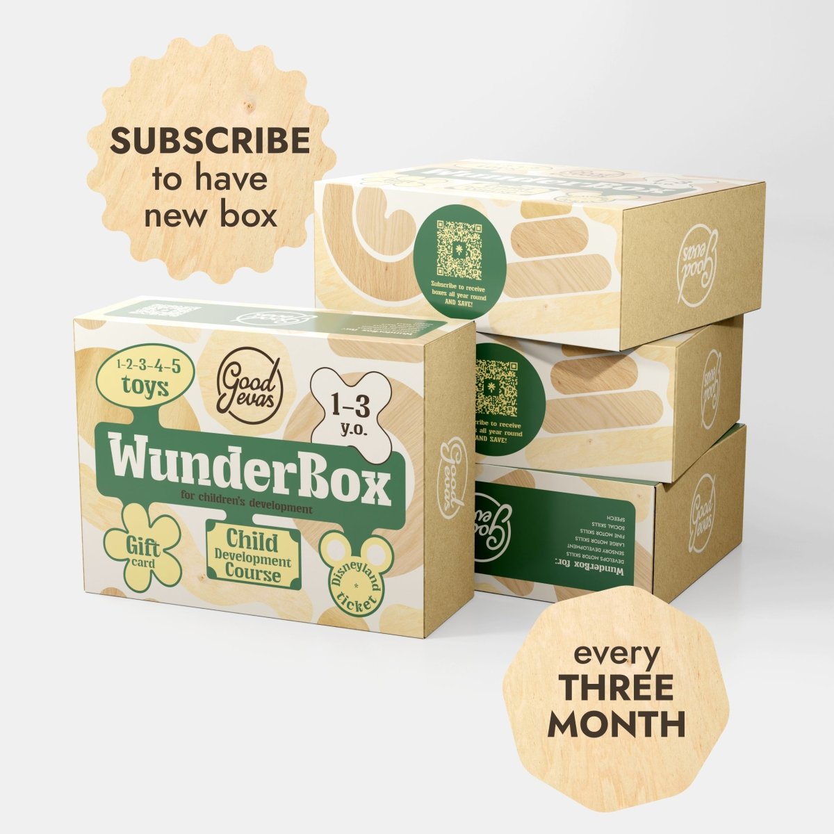 WunderBox de 1 a 3 años - boxeo de desarrollo para niños pequeños